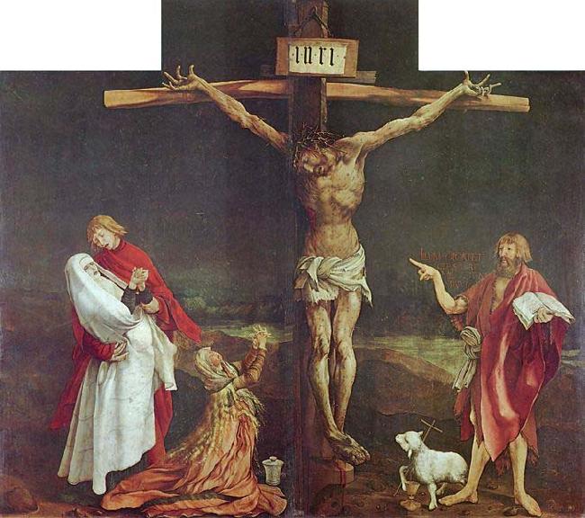 Matthias Grunewald The Crucifixion, central panel of the Isenheim Altarpiece. oil painting image